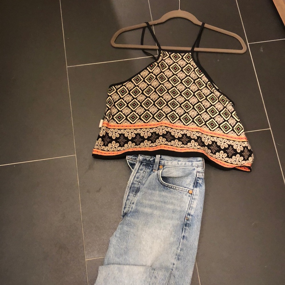 Fun exotic crop top!